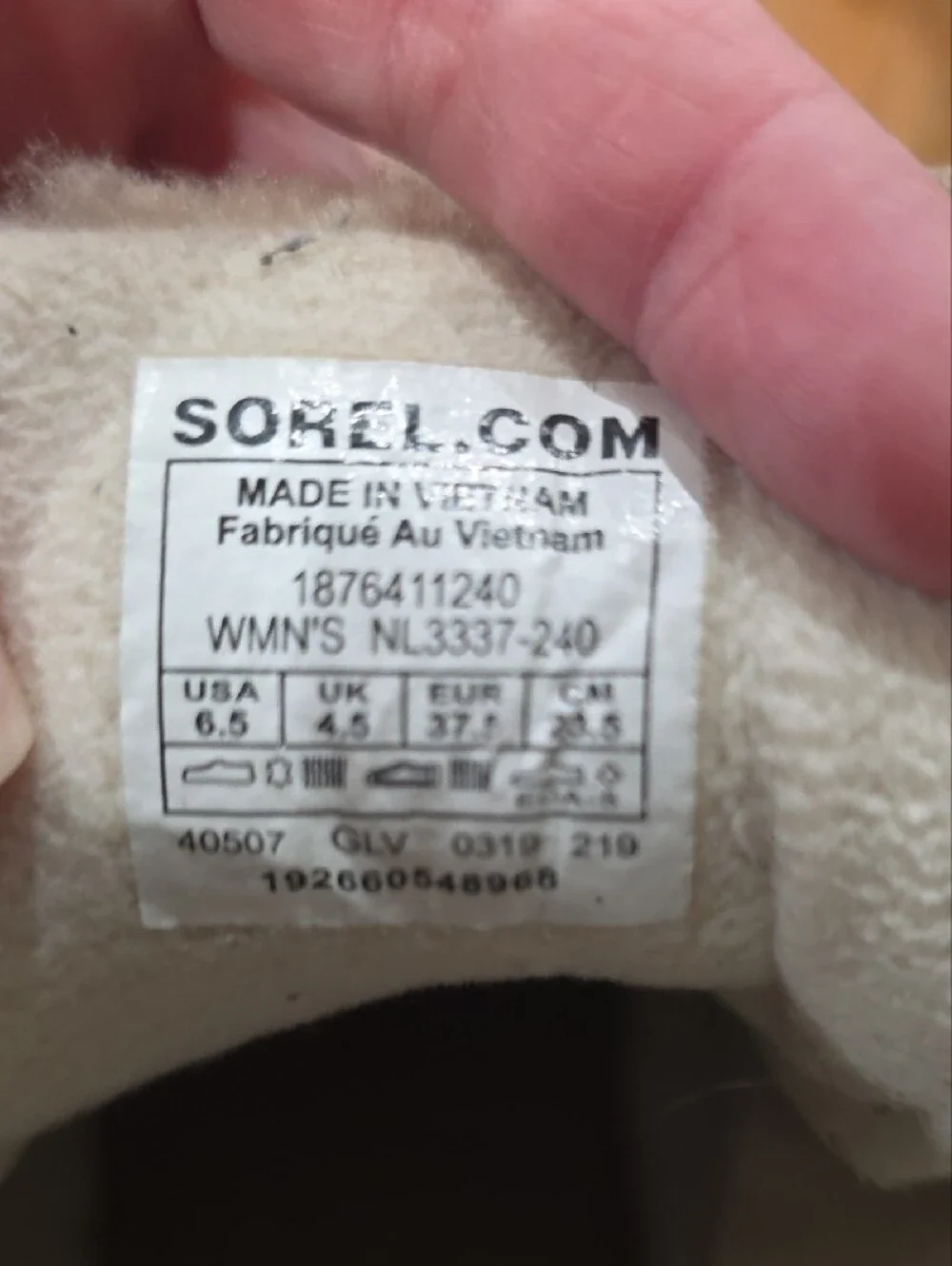 Sorel Taupe Suede Shearling Lace-Up Winter Boots